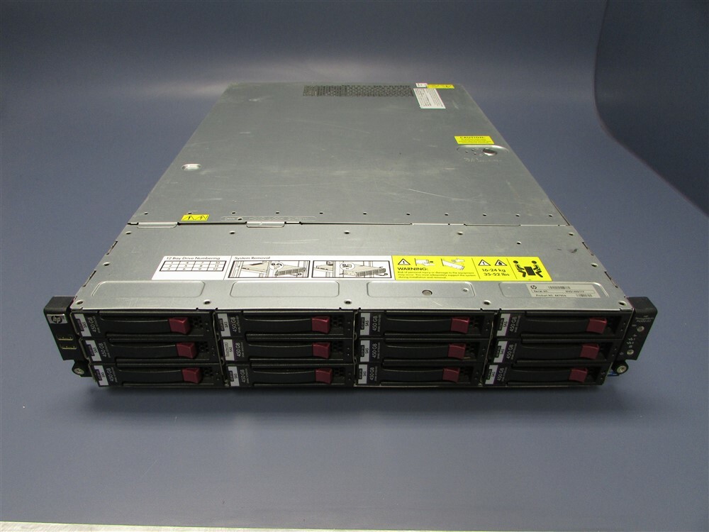 Used HP StorageWorks P4500 G2 HSTNS-2130 w/ 12x 450GB HDDs
