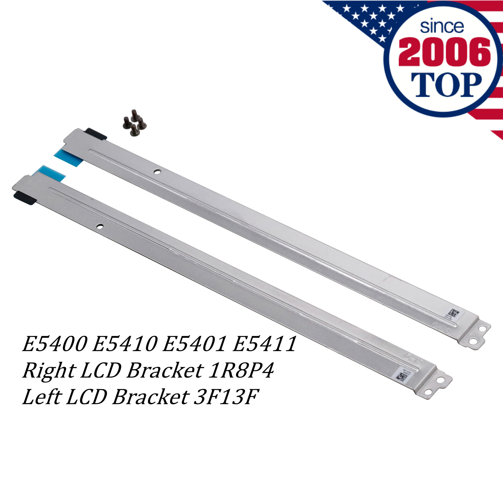 Pair Screen Holder LCD Bracket for Dell Latitude 5400 5410 5401 5411 1R8P4 3F13F