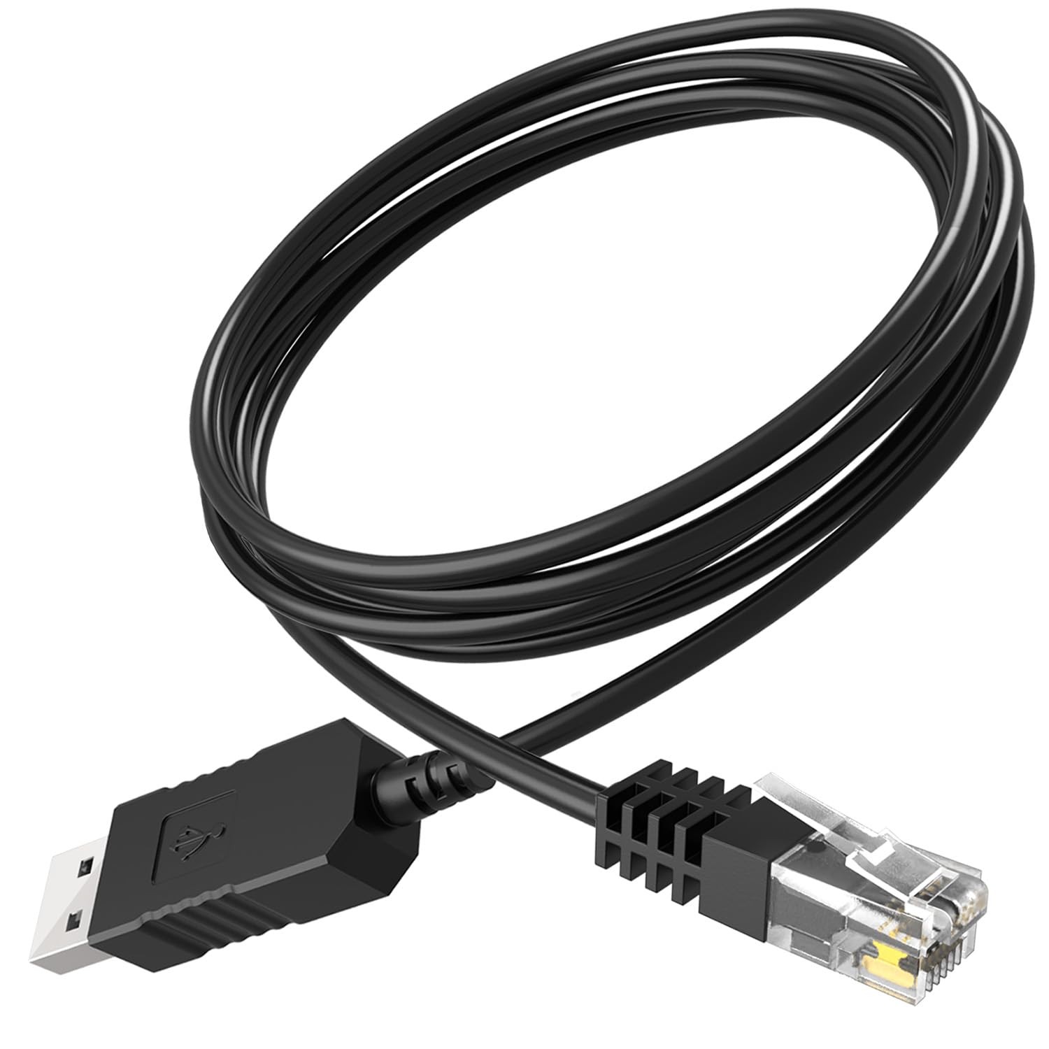 Cordro Radar Detector Cable, USB to RJ11 Plug Cord Compatible with 1.5m/5Feet 