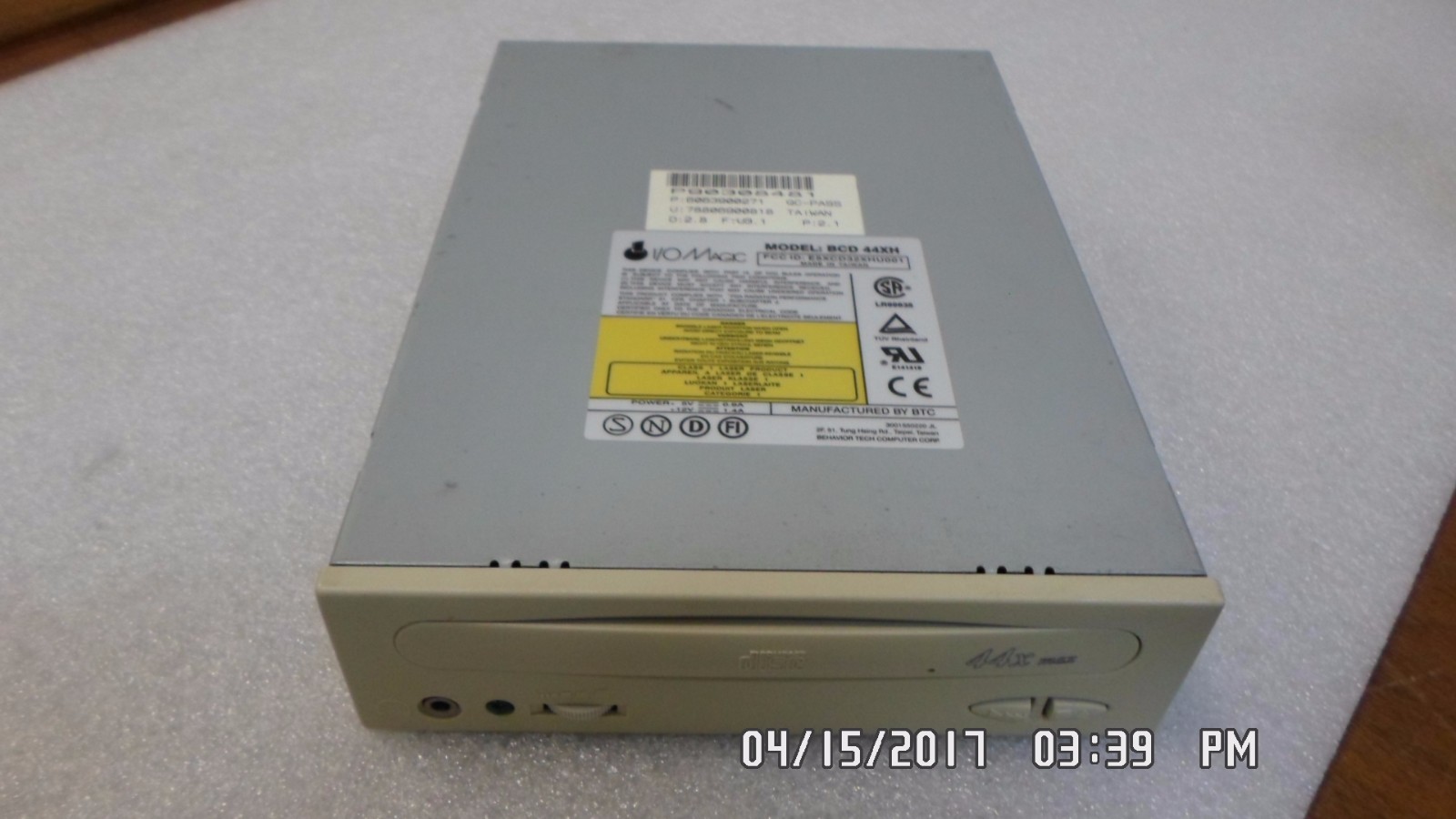 I/O MAGIC BCD 44XH CD-ROM DRIVE