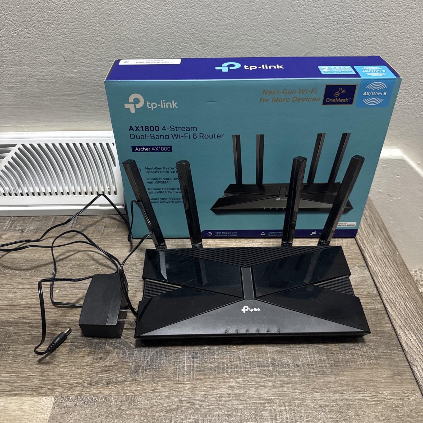 TP-LINK Archer AX1800 1201Mbps 4 Port 574Mbps Wireless Router (AX1800 )- Tested