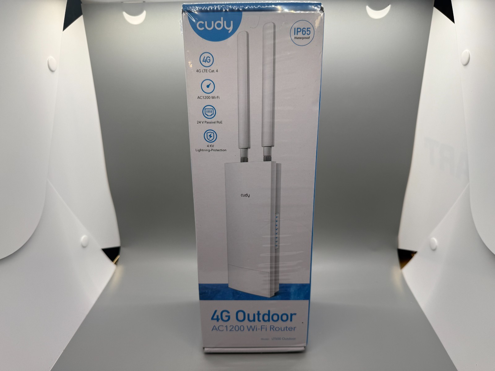 Cudy LT500 Outdoor 4G LTE AC1200 Wi-Fi Router Unlocked SIM Card Slot IP65 PoE