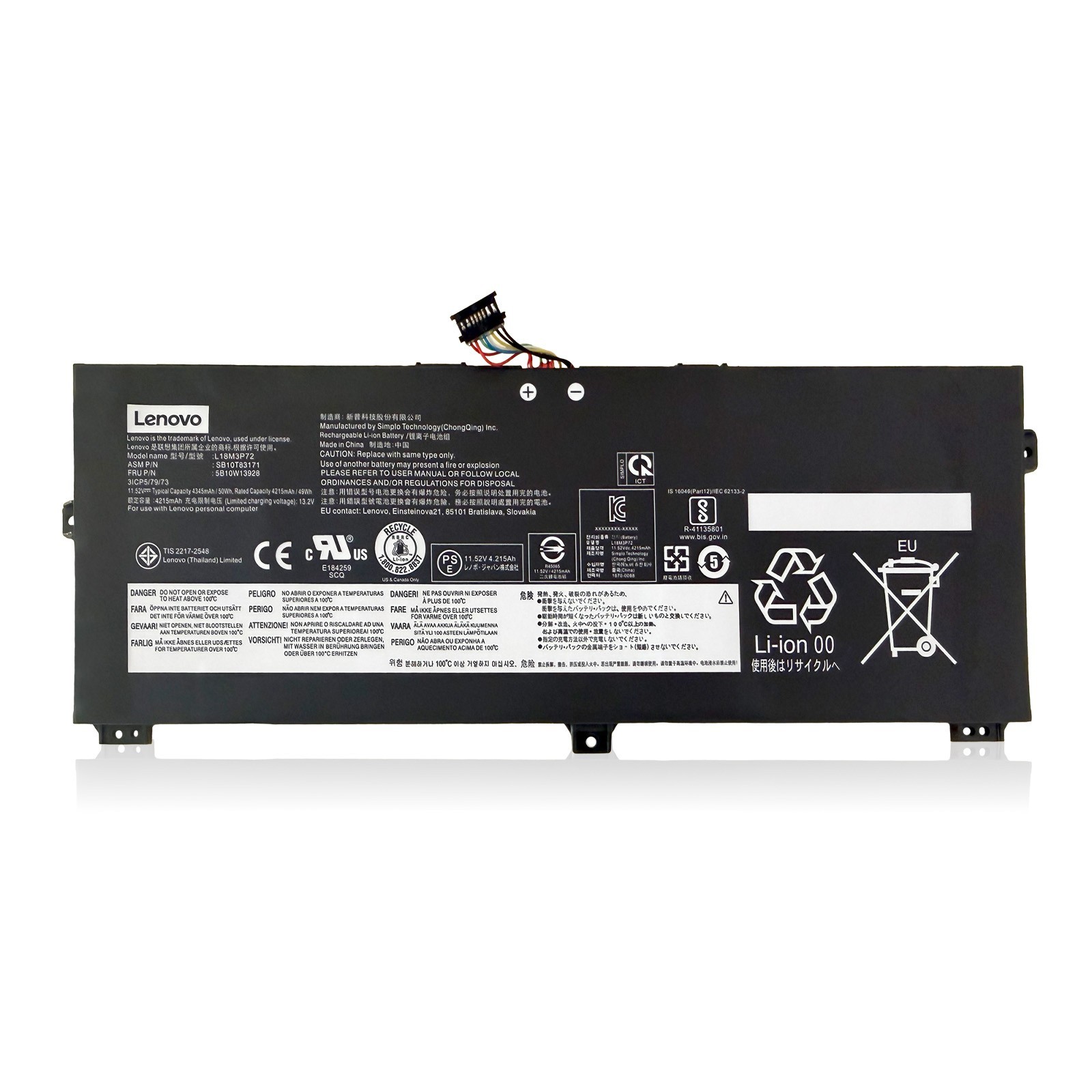 NEW Genuine L18C3P72 Battery For Lenovo ThinkPad T490 495 T14 L18M3P72 L18M3P74