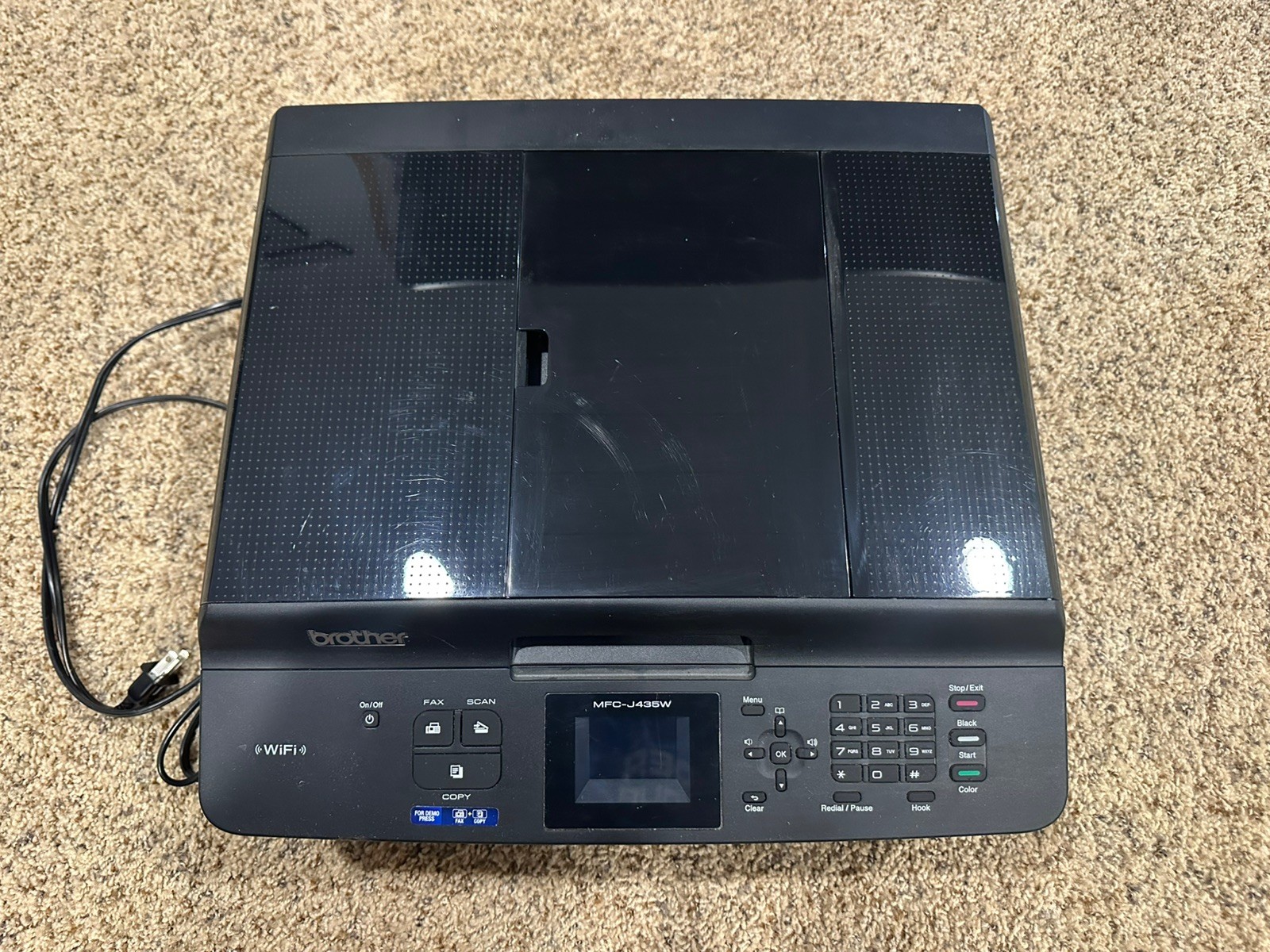 Brother MFC-J435W Wireless Color Inkjet All-in-One Printer Scanner Fax Copier