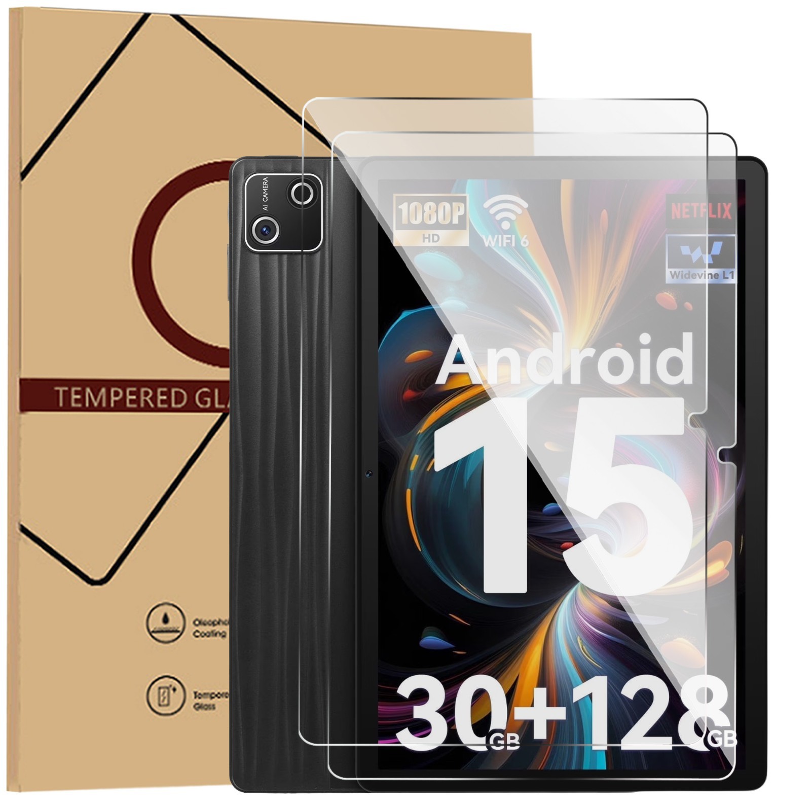 2 Pack Tempered Glass Screen Protector For AEEZO G13 10 inch inch Tablet