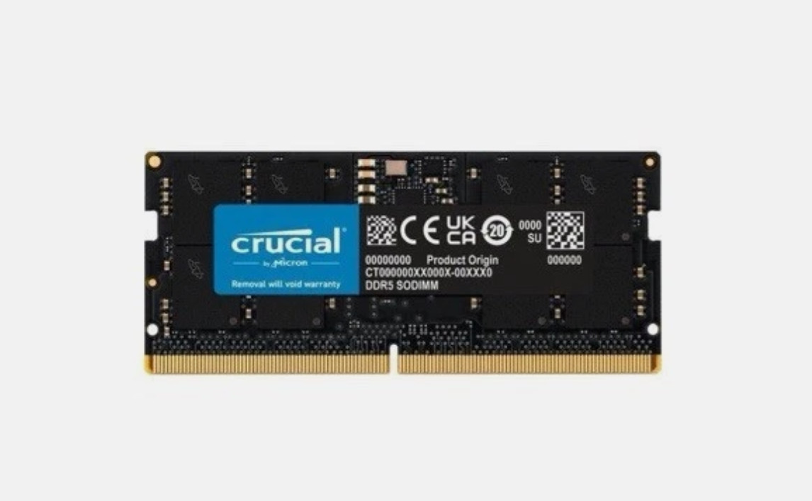 Crucial 16GB DDR5-5600 SODIMM Laptop RAM PC5-44800 Brand New Genuine Micron