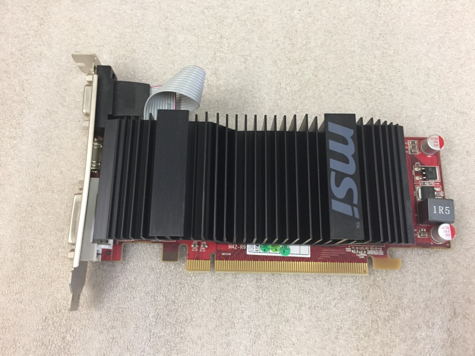 MSI Radeon HD 4350 1GB DDR3 Full Height Graphics Card HDMI DVI VGA MD1GD3H/LP