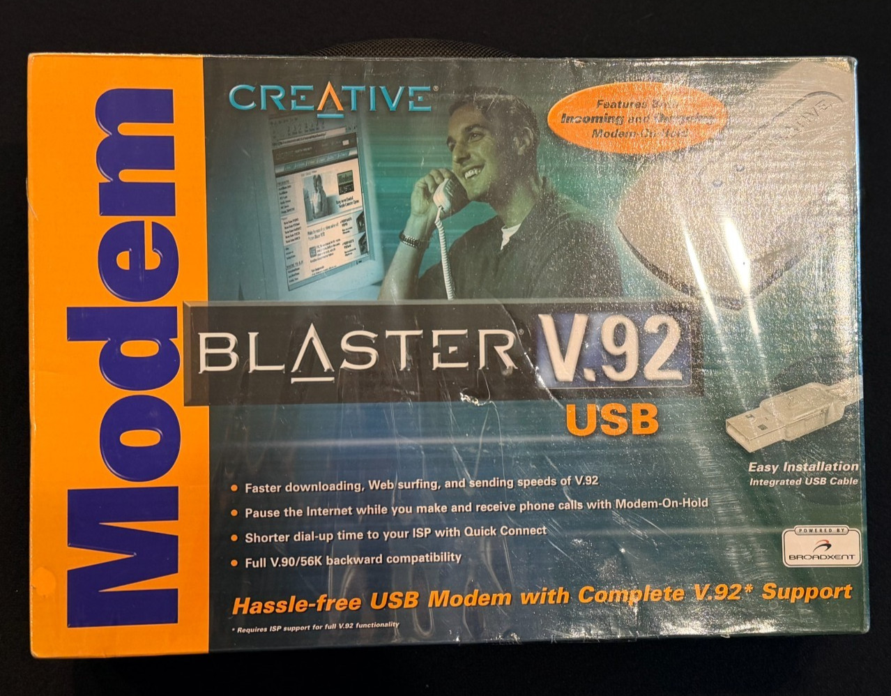 Creative Modem Blaster USB  56Kbps V.92 Serial  756296056718