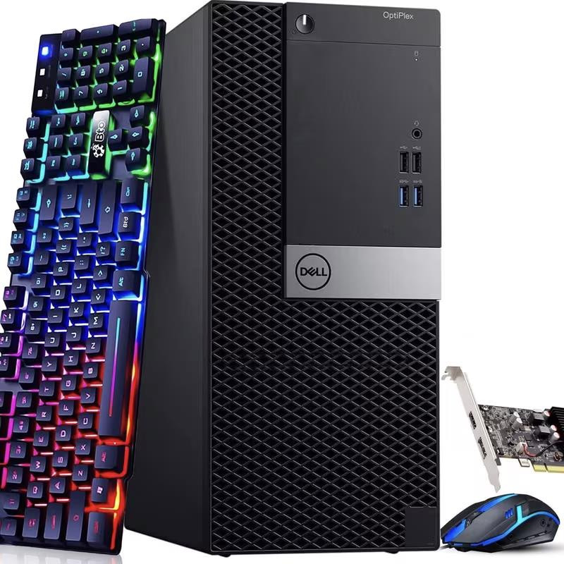 Dell MT Gaming PC Desktop Intel i5-6th 16GB 512GB SSD NVIDIA GTX 1660s Windows11