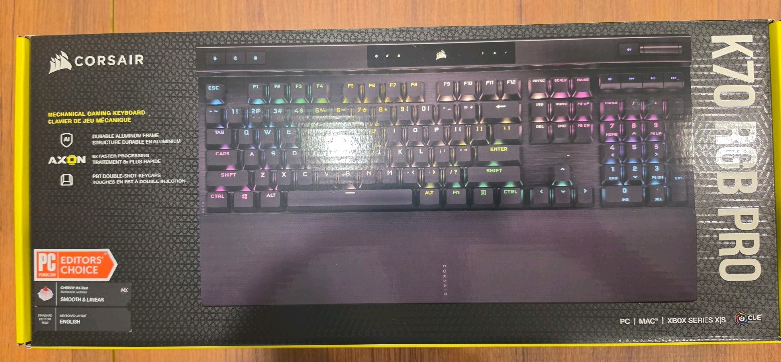 CORSAIR K70 RGB PRO Mechanical Gaming Keyboard New In Box Sealed