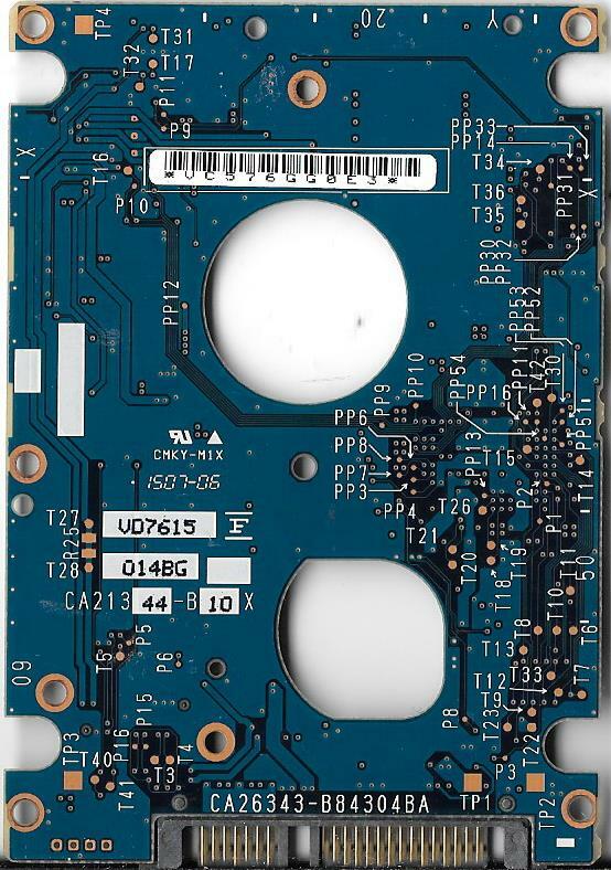 Fujitsu MHX2250BT 250GB Sata Pcb Board P/N: CA06846-B210000T F/W: 0040000C