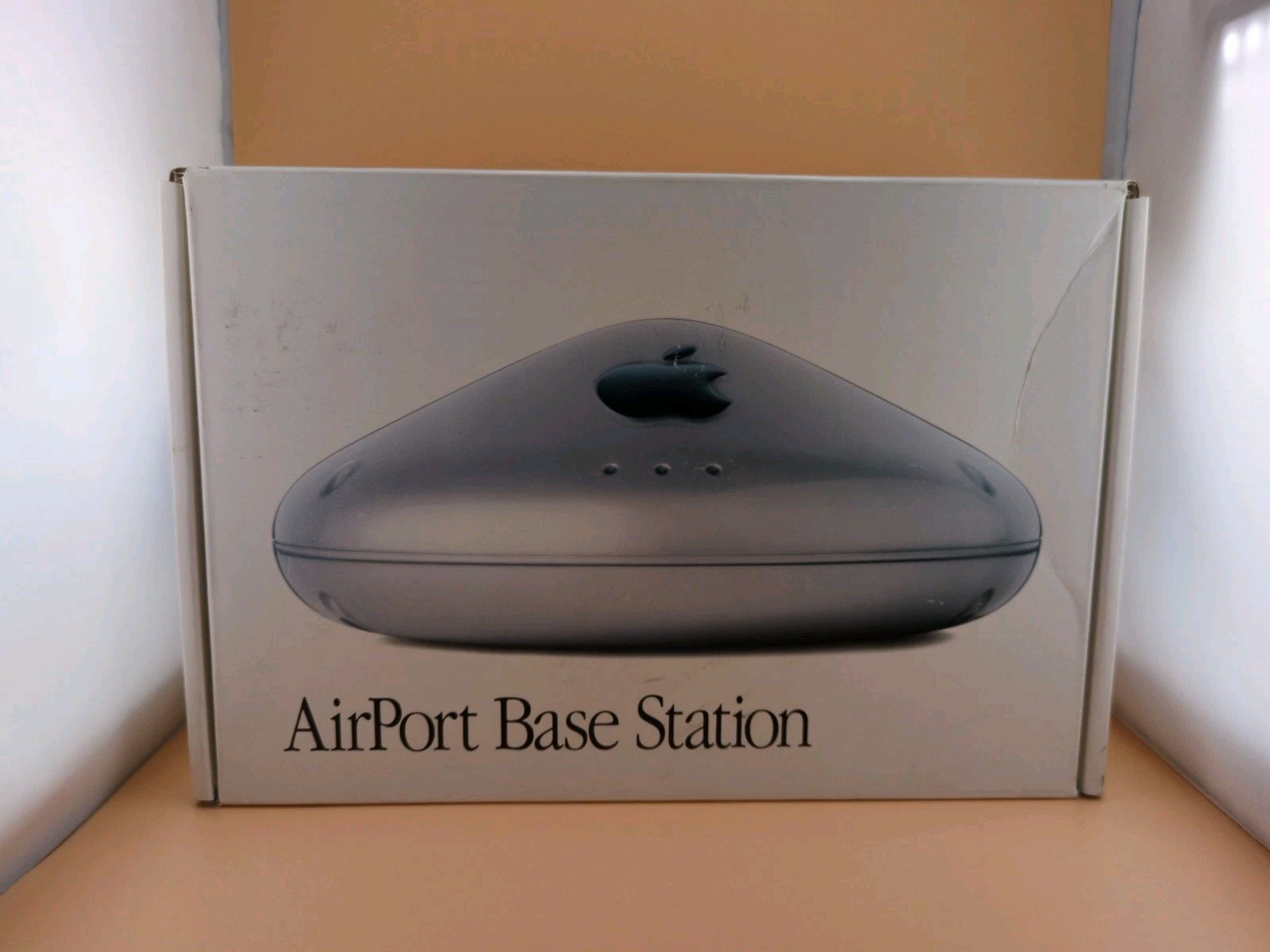 Apple M7601 Graphite AirPort Base Station W/ Original Box & Accessories Vintage 