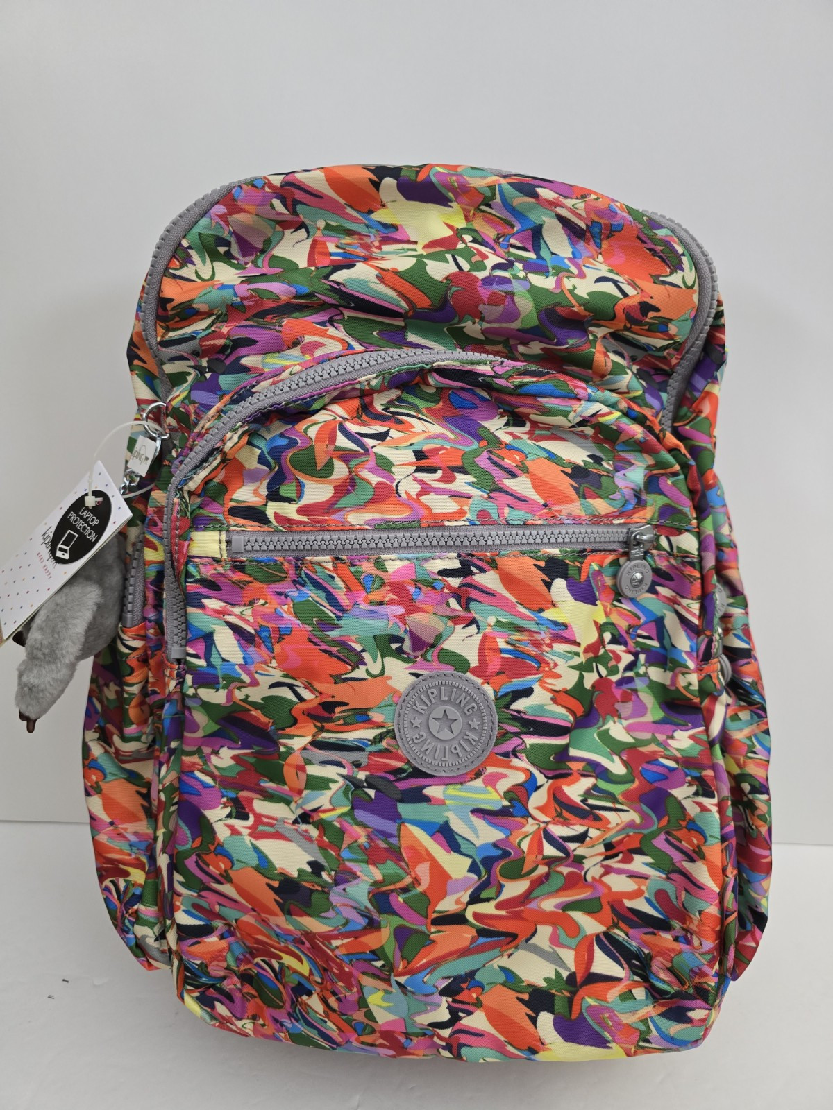 Kipling Seoul Wavepool Splash Large Laptop Backpack BP4169 School Travel NEW