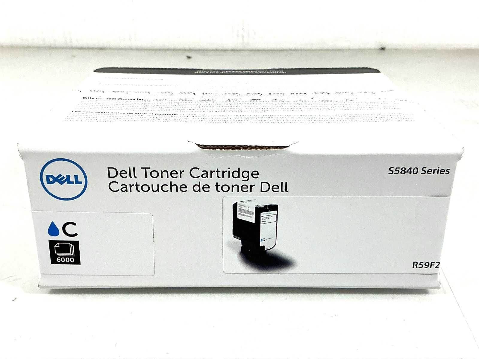 Dell Original Cyan 6K Page Toner for S5840cdn S5840dn - R59F2