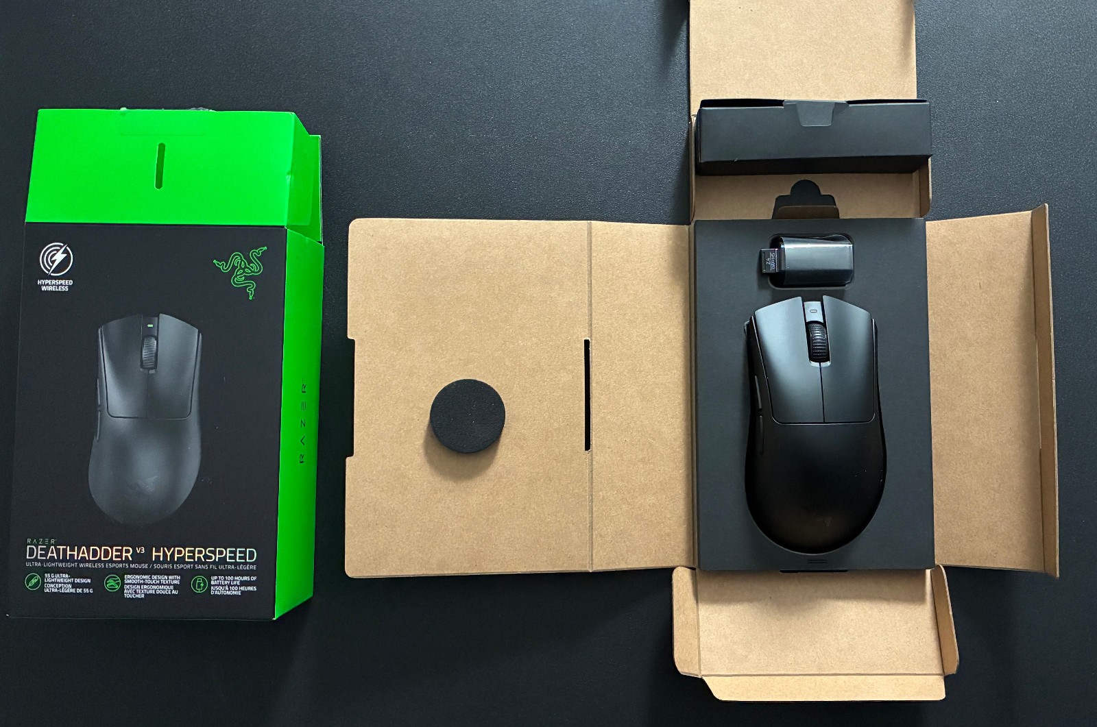 Razer DeathAdder V3 HyperSpeed Wireless Mouse - Open Box Good