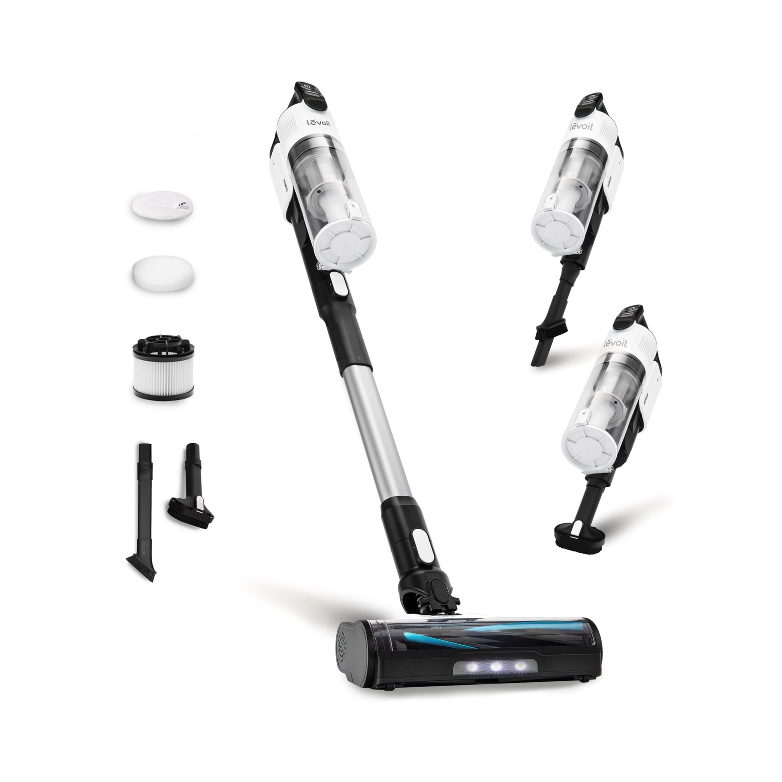 LEVOIT Cordless Vacuum Cleaner, Stick Vac with Tangle-Resistant Design, Up to...