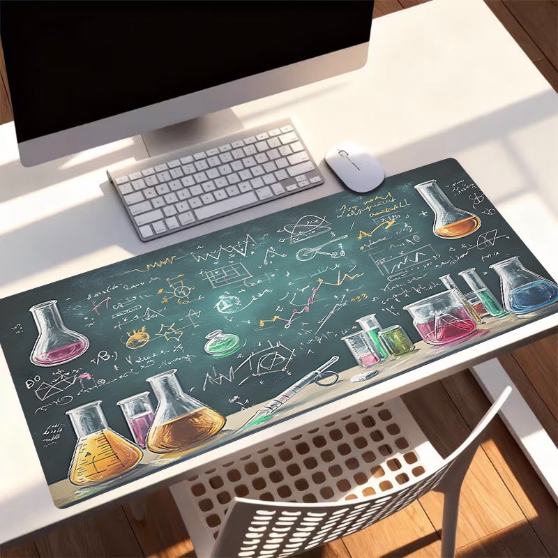 1pc Extra-large, Non-slip, Durable Desk Mat, Mouse Pad, Featuring a Chemistry