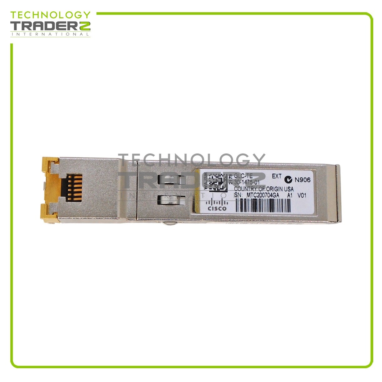 30-1475-01 Cisco 1G 1000Base-T 100m Transceiver Module ***Pulled***
