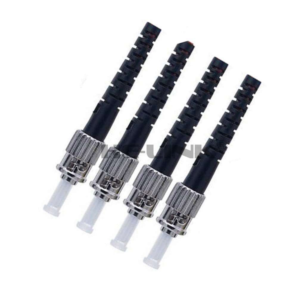 200M ST-ST Indoor Armored Singlemode 4 Strands Fiber Optic Cable