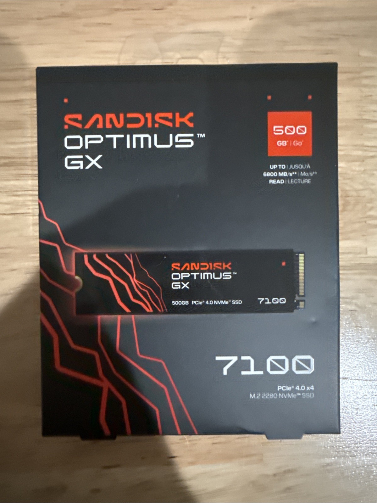 New SanDisk 2280mm Optimus GX 500GB M.2 NVMe Gen 4.0 x 4 SSD