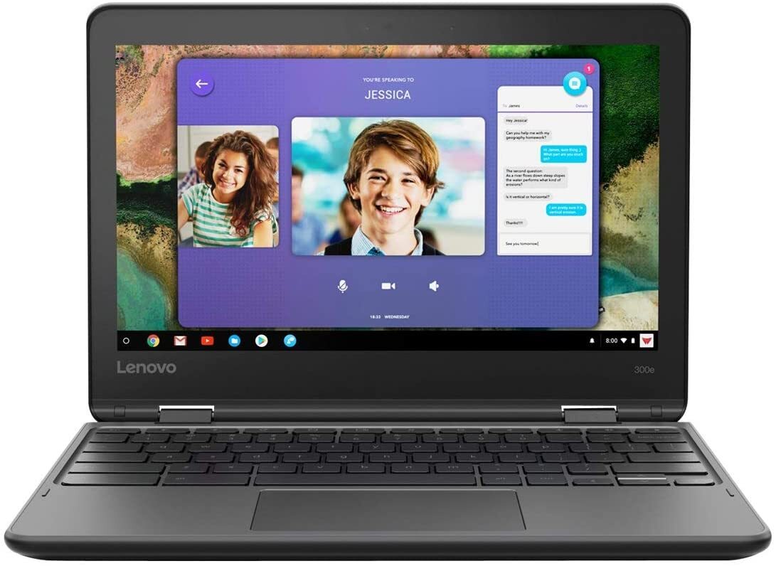 Lenovo 300e Touchscreen 11.6"  2in1 4GB  32GB,  MT8173 2.1GHz Chromebook GOOD