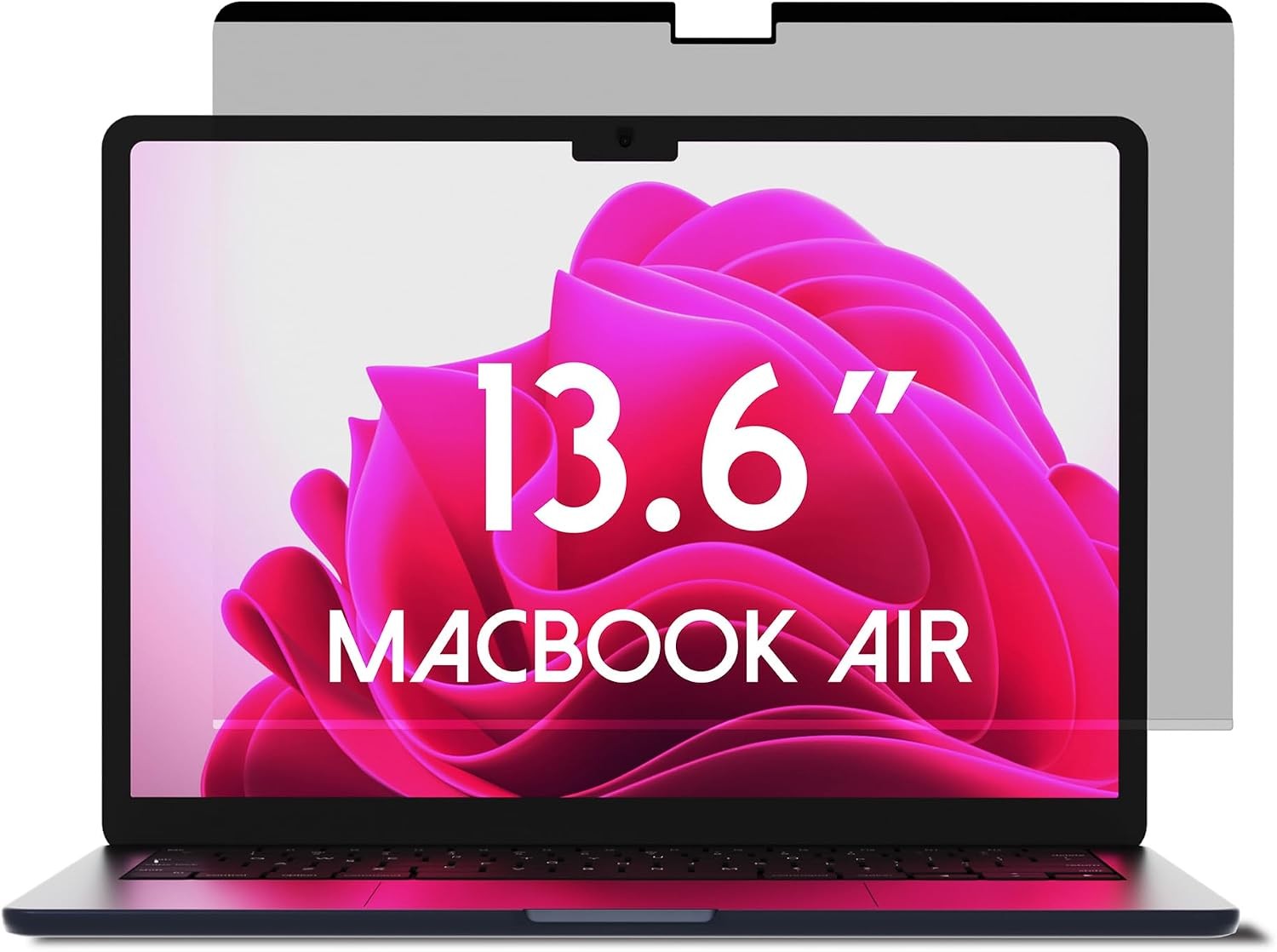 Magnetic Privacy Screen for MacBook Air 13 & 13.6 Inch, Removable Laptop Filter