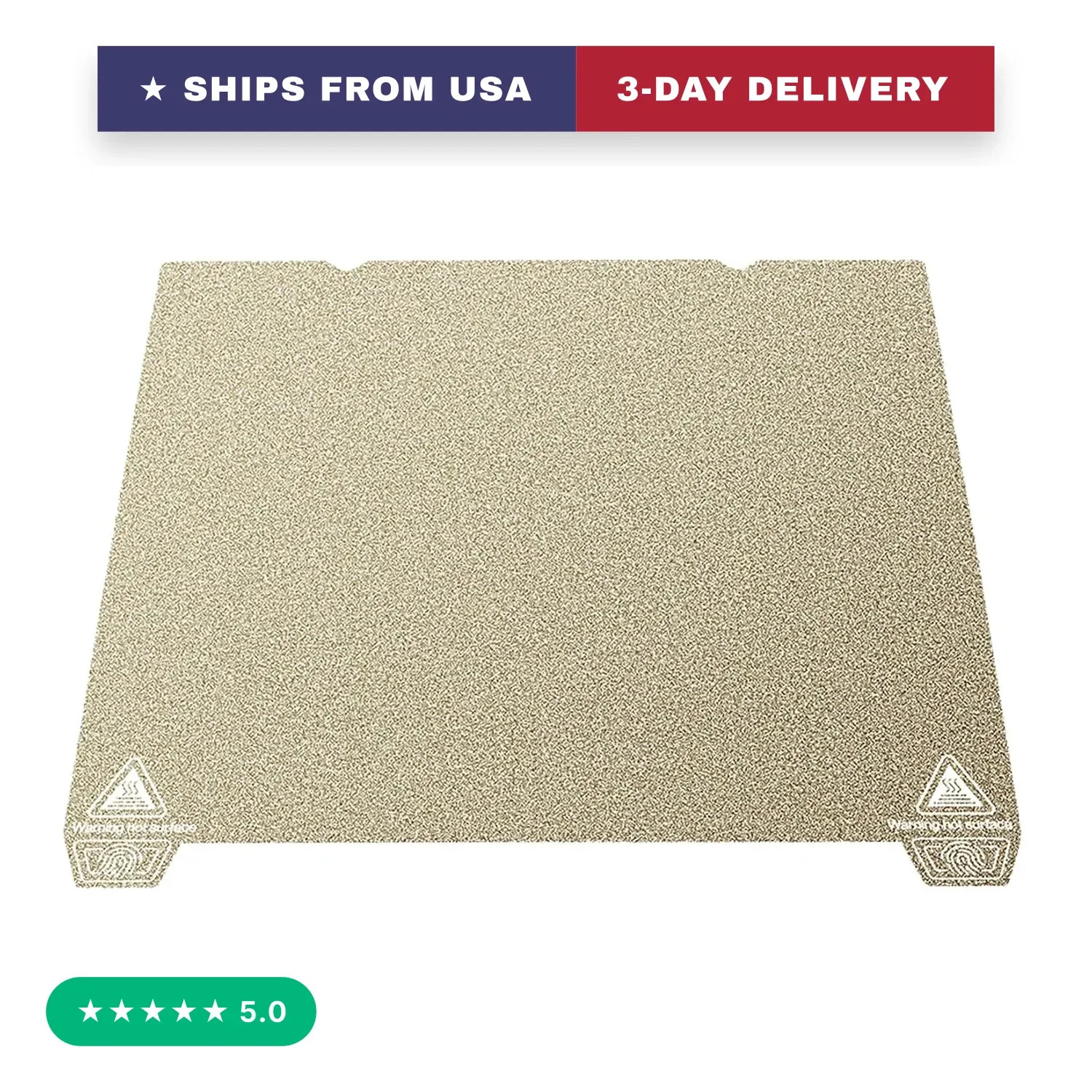 Double Side Texture PEI Build Plate for Creality K1 Max, 3D Printer Textured PEI