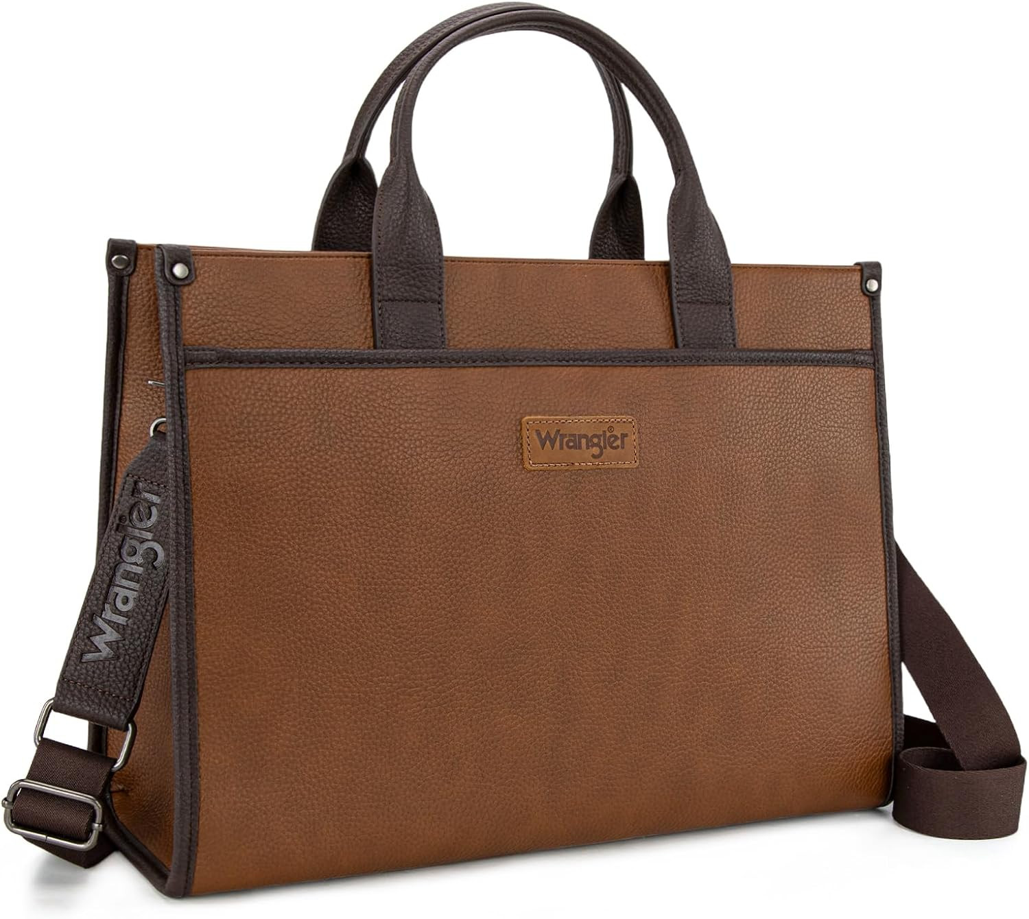 Wrangler Laptop Bag for Women 15.6 Inch Vintage Work Tote Bag for Business Brief