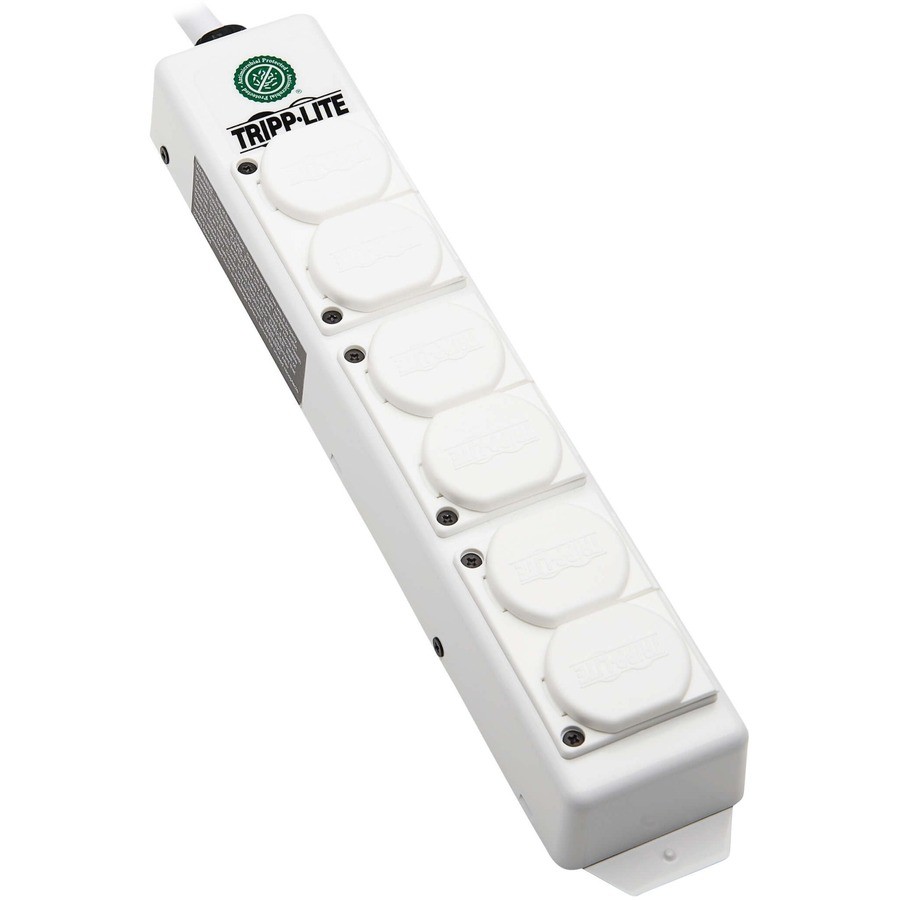 Tripp Lite Safe-IT UL 2930 Medical-Grade 6 Outlet Power Strip 6ft Cord PS606HGDG