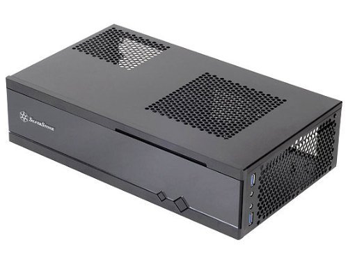Silverstone ML05B 0.8mm Steel Body Acrylic Front Panel for Mini-ITX Media Case
