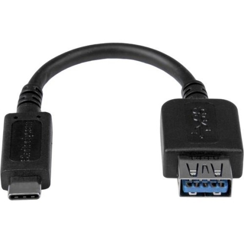 Startech USB31CAADP 6in USB 3.1 USB-C to USB-A Adapter Black