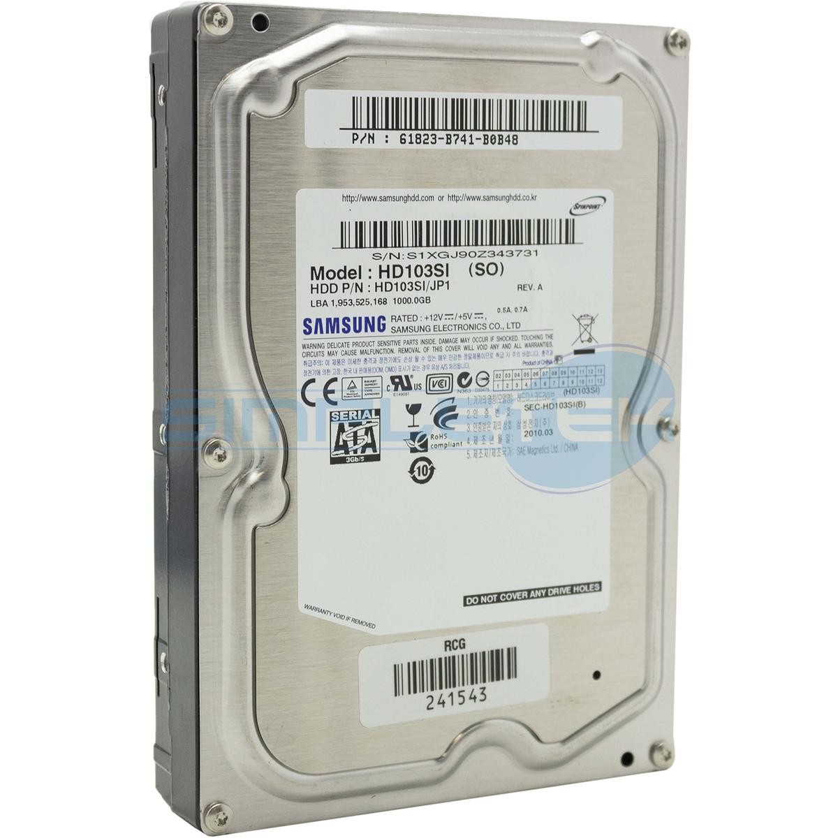 Samsung 1TB 3.5\" SATA HDD Internal Desktop Hard Drive PC DVR_ MPN 1282