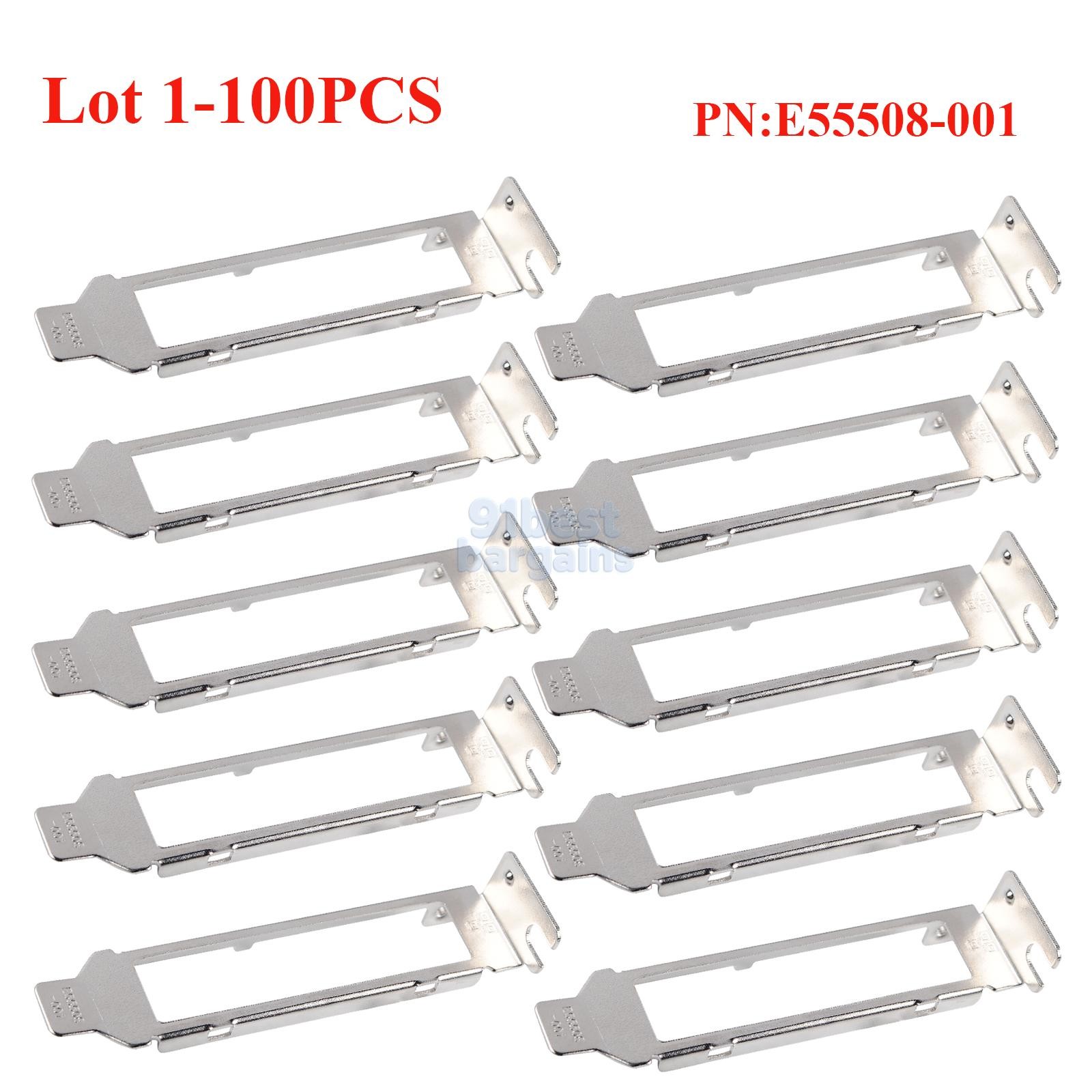 Lot Low Profile Bracket Slot Plate For Intel I340-T4 i350-T4 X710-T4 E55508-001
