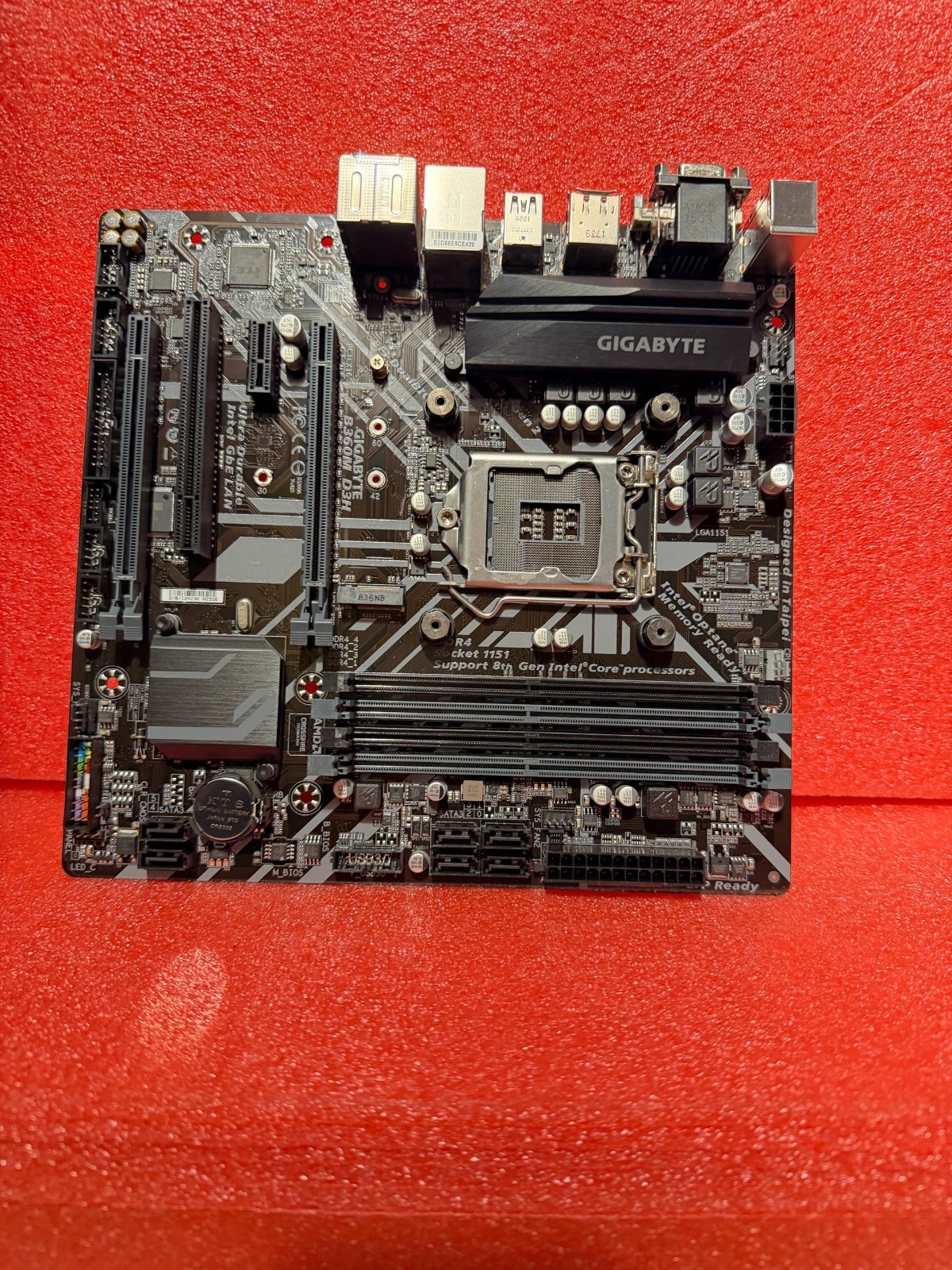 Gigabyte B360M D3H GSM Intel LGA 1151/H4 MATX Intel DDR4 Motherboard