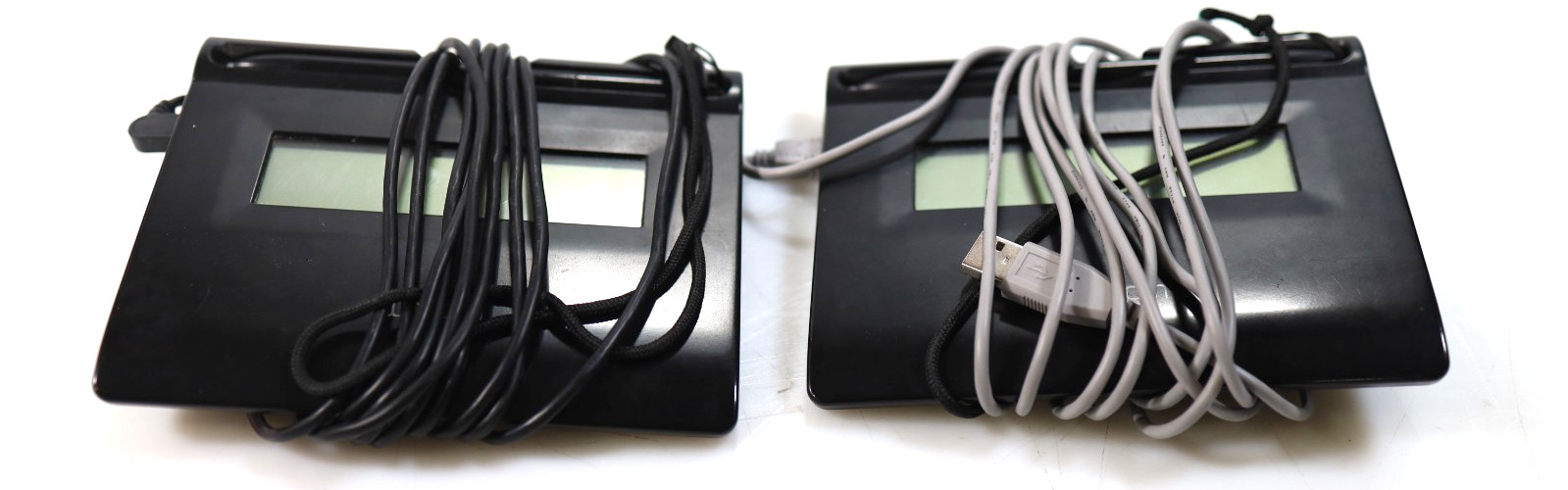 Lot of 2x Wacom STU-300 USB LCD Signature Tablet Pad