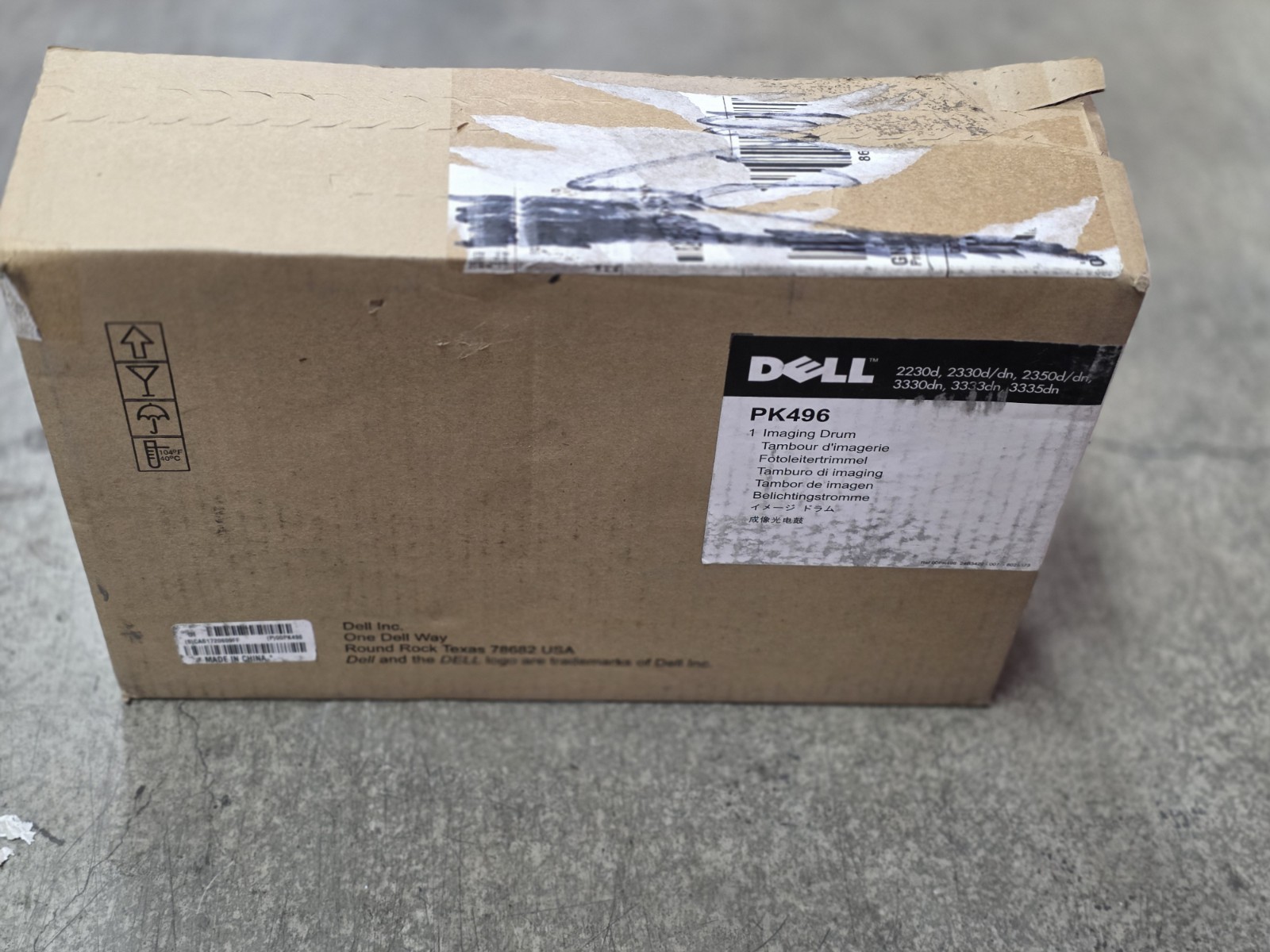 Genuine Dell PK496 Black Imaging Drum Unit Kit 2330d 2350d 3330dn | Blemish Box