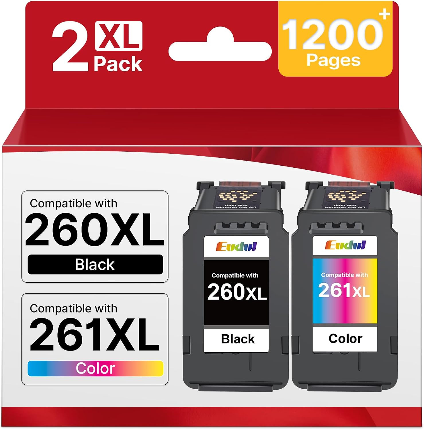 260XL 261XL Replacement for Canon 260 and 261 Ink Cartridges PG-260 PG-260XL CL-