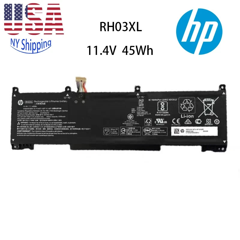 Genuine OEM RH03XL 45Wh Battery For HP EliteBook 630 640 645 655 G10 G11 Series