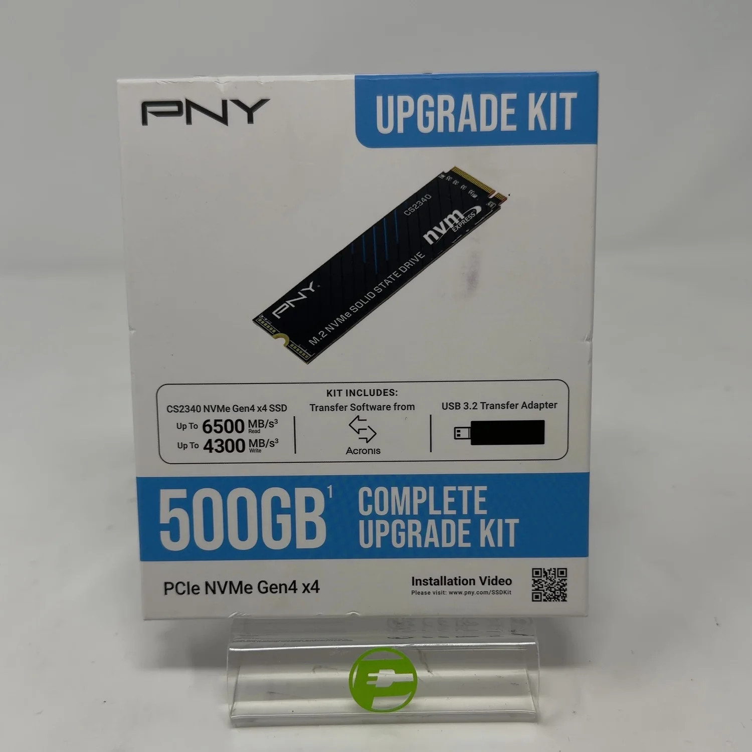 New PNY 2280mm Complete Upgrade Kit 500GB M.2 NVMe Gen 4.0 x 4 SSD