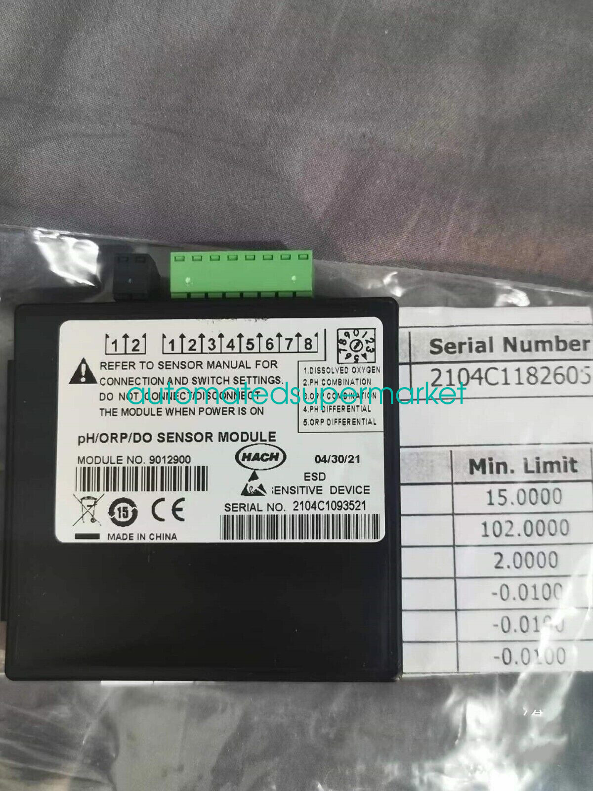 1PC NEW HACH 9012900 pH/ORP/DO Sensor module Shipping by DHL/FedEX