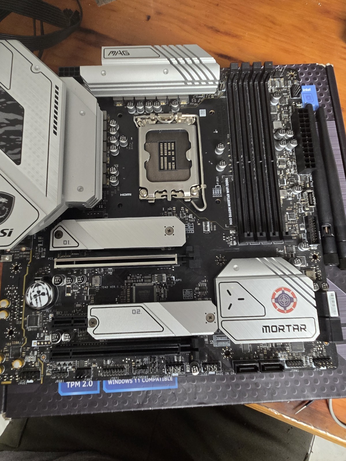 MSI MAG B660M MORTAR WIFI DDR4 LGA 1700 MicroATX Intel Motherboard