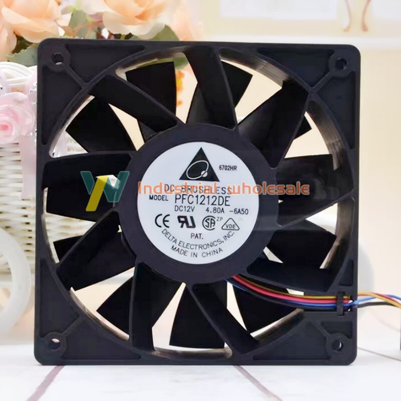1pc new  PFC1212DE 12V 4.8A S7 S9 D3 E9 12CM  Cooling fan 120*38mm