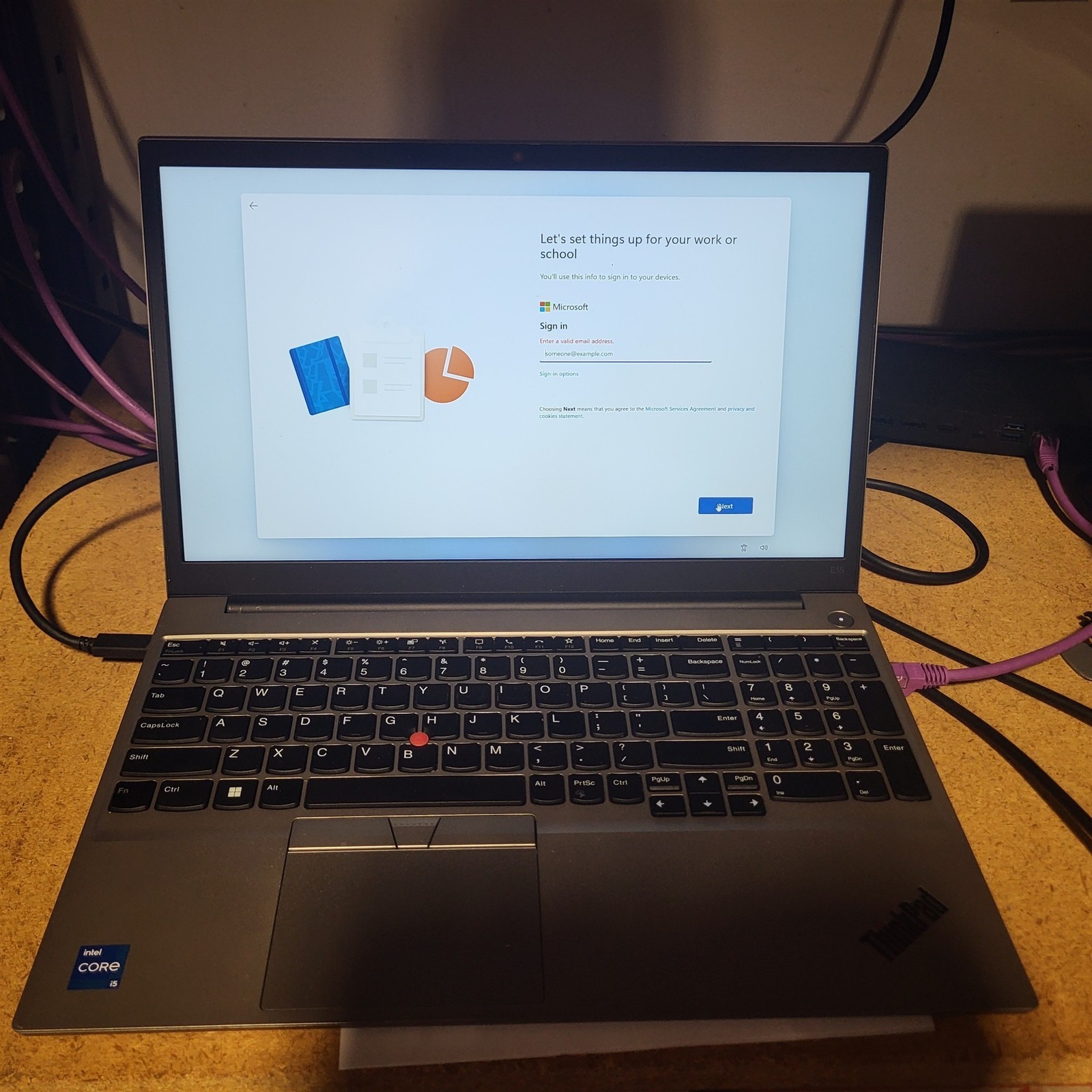 Scratched LCD Lenovo ThinkPad E15 Gen 4 Intel i5-1235U 4.4GHz 16GB 512GB SSD