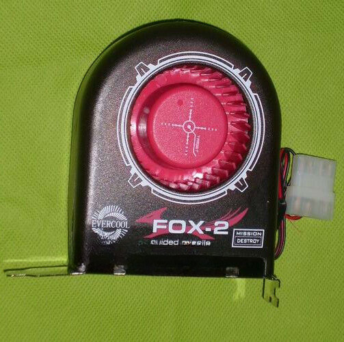 1PC chassis cooling fan / PCI bit fan FOX-2 / Chassis exhaust fan