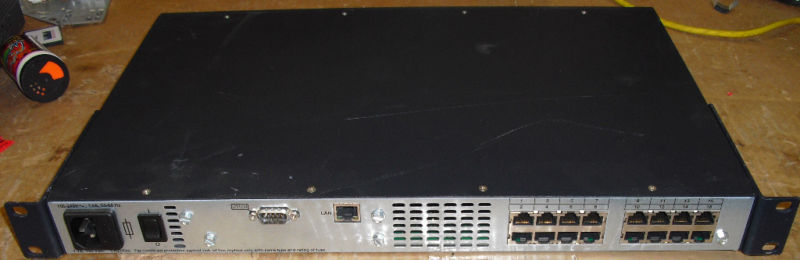 AVOCENT DSR 4160 16 port KVM IP SWITCH no local 520-244-001 - 4 REMOTE USER