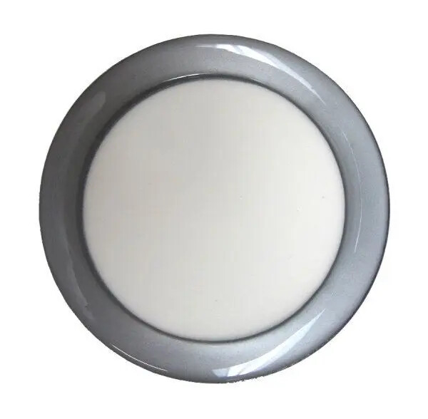 DEMCiflex 80 Magnetic Fan Dust Filter Round - Silver with White Mesh