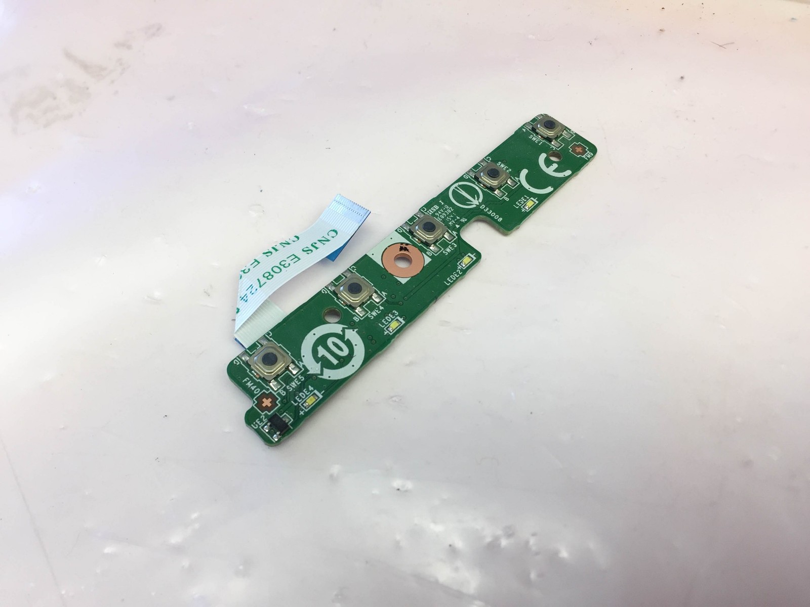 OEM MSI GT72 MS-1782 17.3" Media Power Button Board W/ Cable MS-1782E