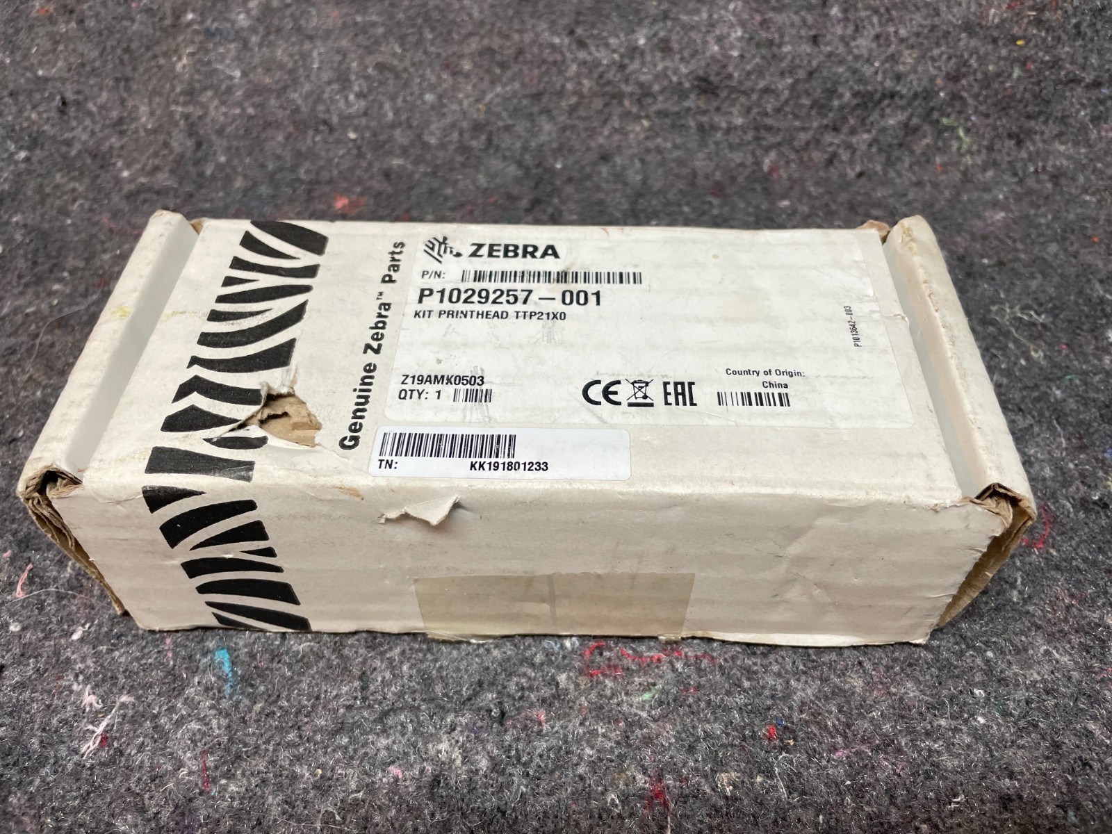 Zebra P1029257-001 Print Head TTP 2100 TTP 2110 TTP 2130