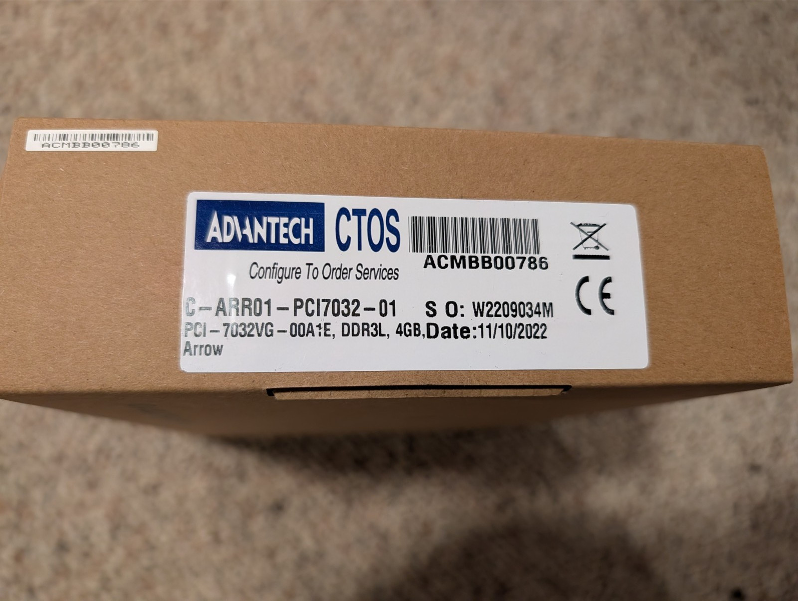 Advantech CTOS PCI-7032VG-00A1E PCI7032
