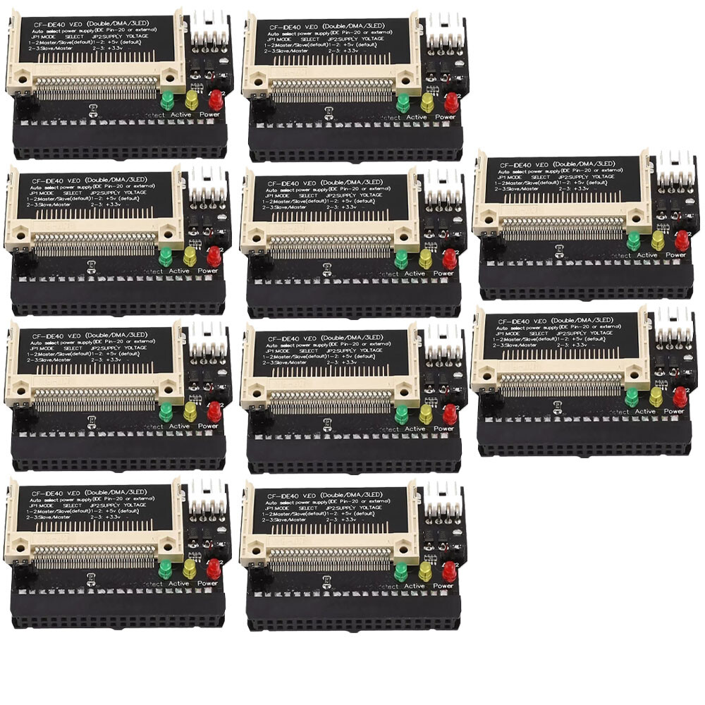 10/20x Compact Flash CF to 3.5 Female 40Pin IDE Bootable Adapters Converter Card